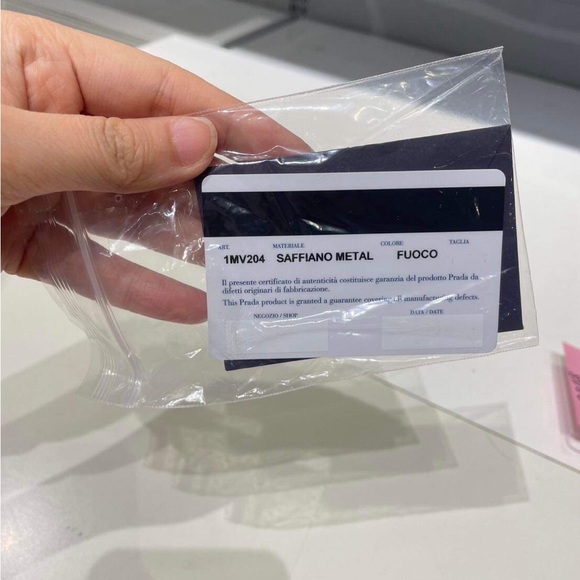 Gently USED **AUTHENTIC**Prada RED bifold wallet - Picture 9 of 9